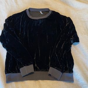 Young, Fabulous & Broke Velvet Sweatshirt